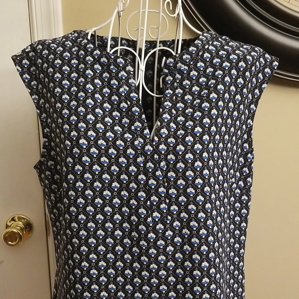 Ann Taylor blue shift dress - Picture 2 of 10